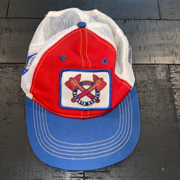 Chase Elliott Other - Chase Elliott Atlanta Braves Napa Chop On Vintage Trucker Cap